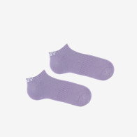 Chaussette courte de sport colorée violet