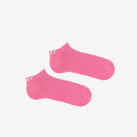 Chaussette courte de sport colorée rose