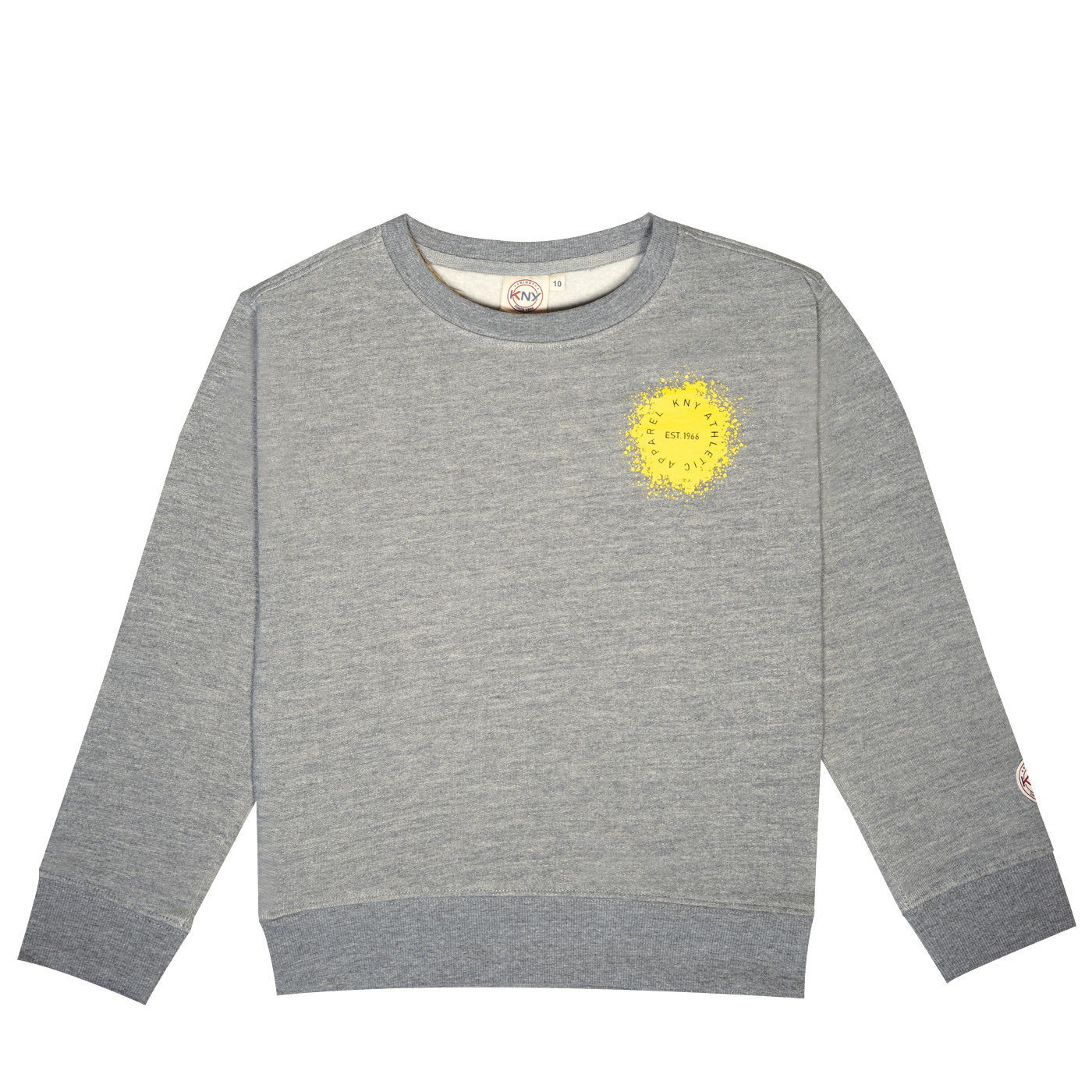 Sweat col rond STANDFORD face gris