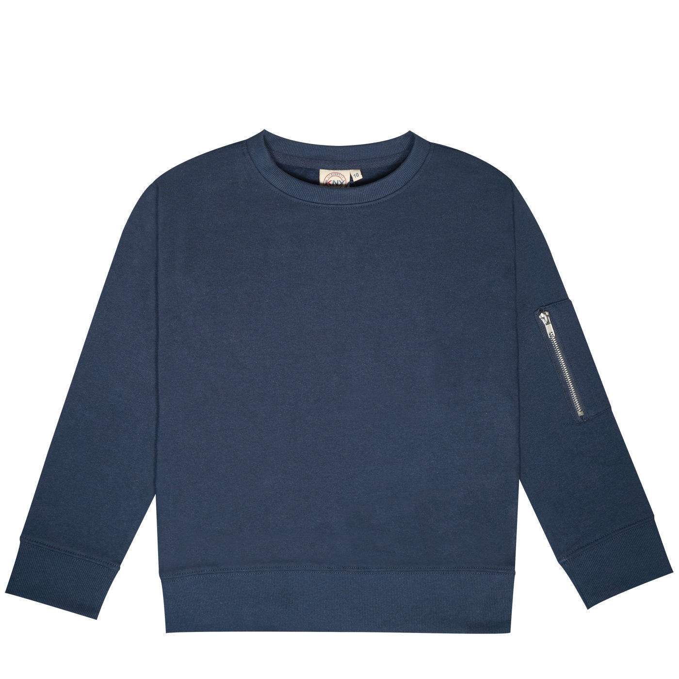 Sweat col rond poche zippée sur le bras COLUMBIA navy face