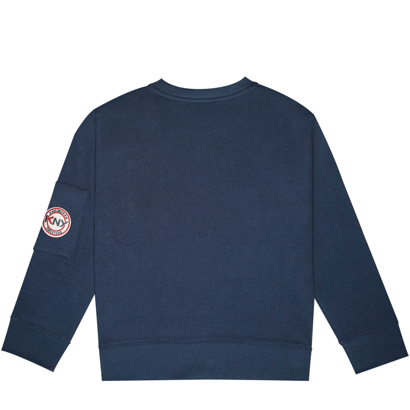 Sweat col rond poche zippée sur le bras COLUMBIA navy dos